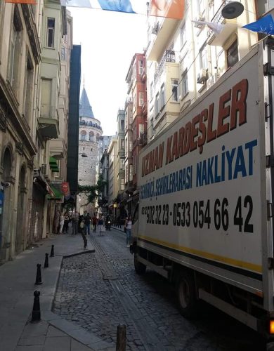 Evden Eve Nakliyat hizmeti aracı